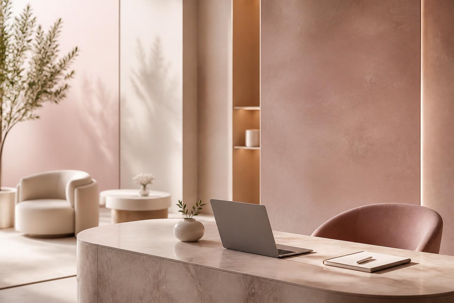 Luxury telehealth wellness setting